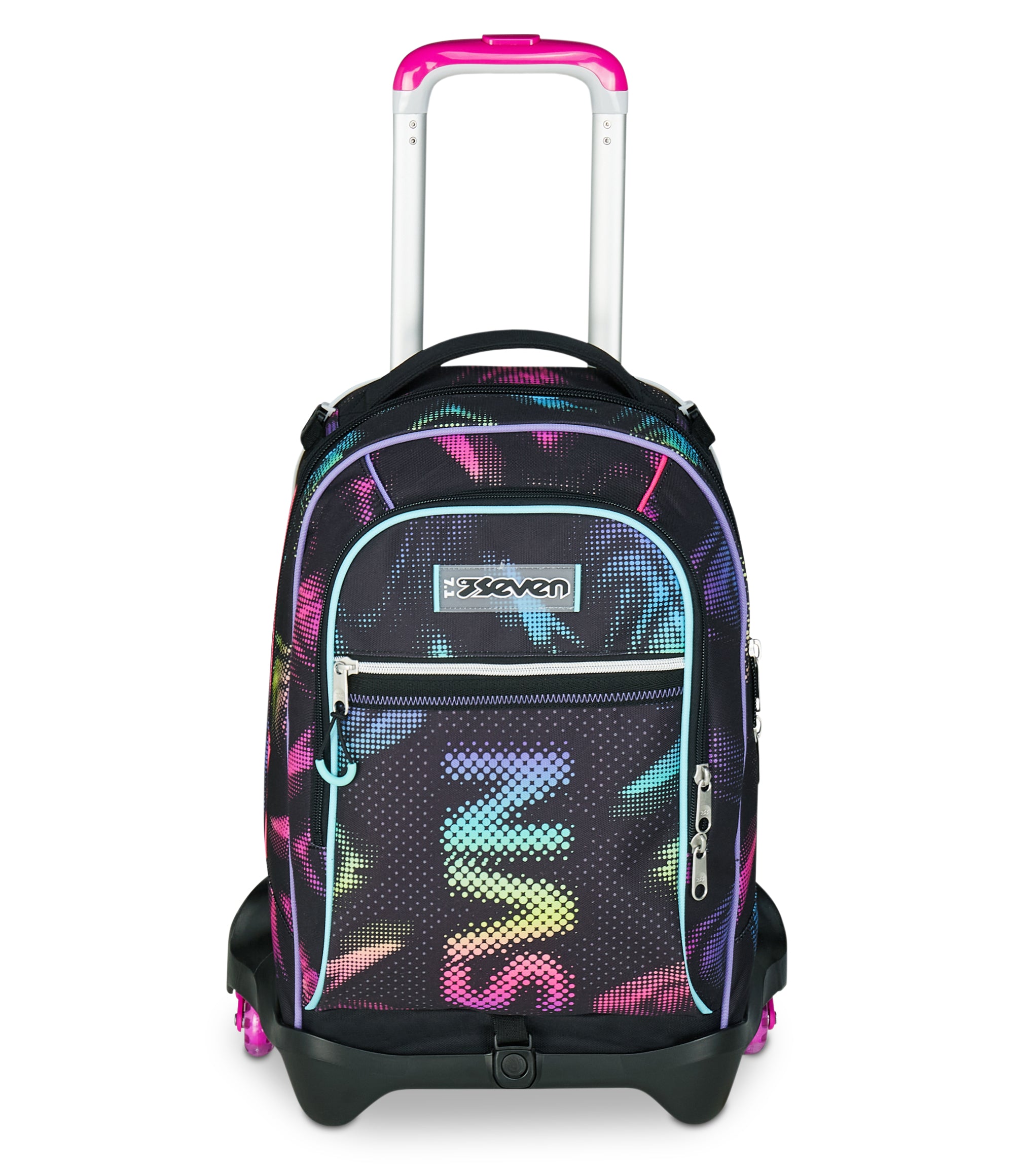 Zaini Seven Carrello Seven Ruote Trolley Jack Ruote Zipper Glamy