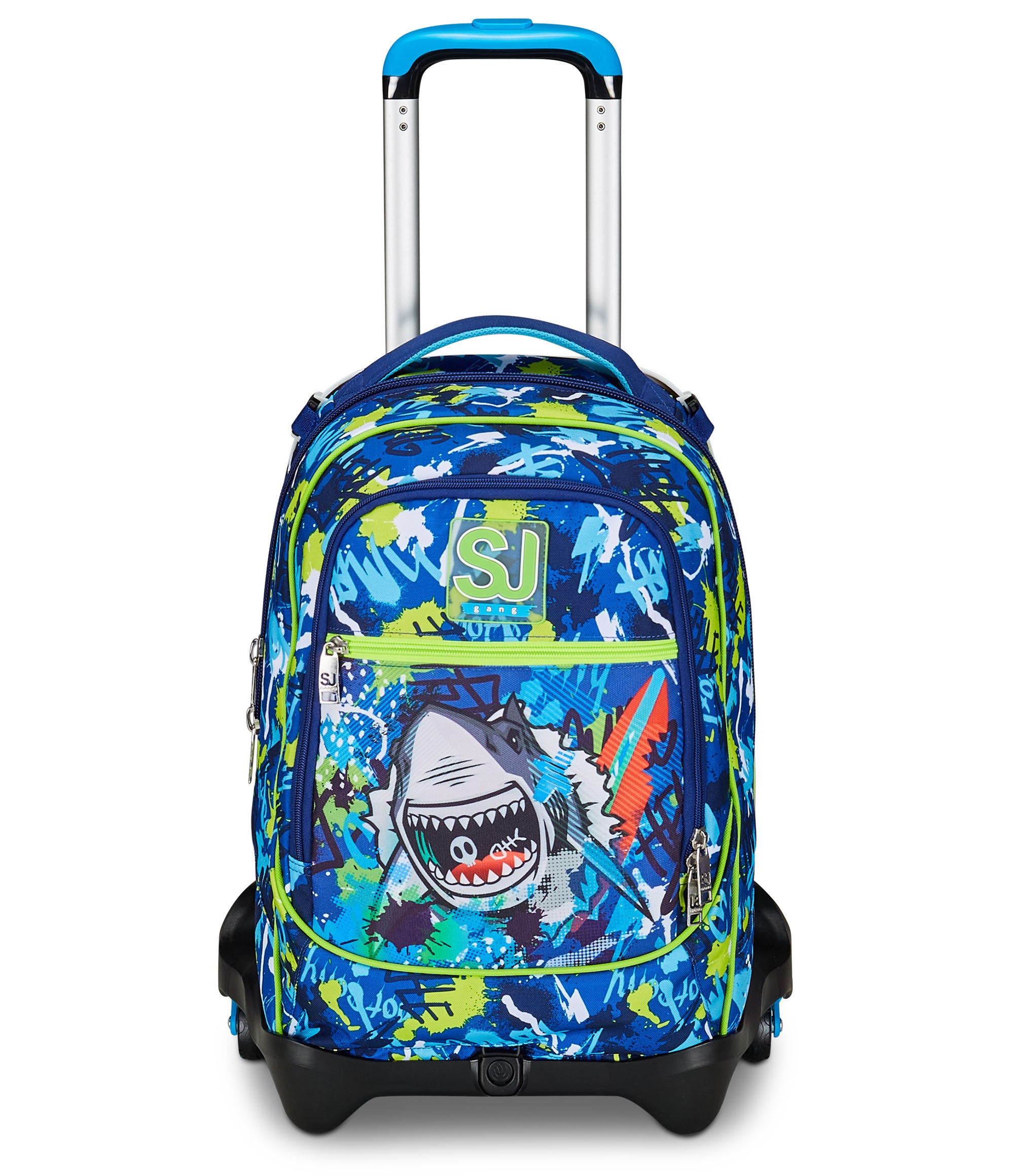 Zaino Trasformabile Seven Con Carrello 3 Ruote - Blu, 43 Litri, Sistema Crossover Per Scuola E Viaggi - Foto 4