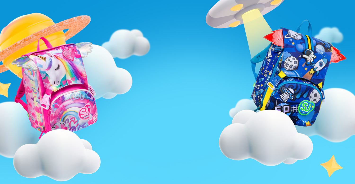 Con design vivaci, materiali di alta qualità e dettagli curati, ogni zaino SJ GANG è pensato per stimolare la creatività e accompagnare i bambini nelle loro scoperte quotidiane.