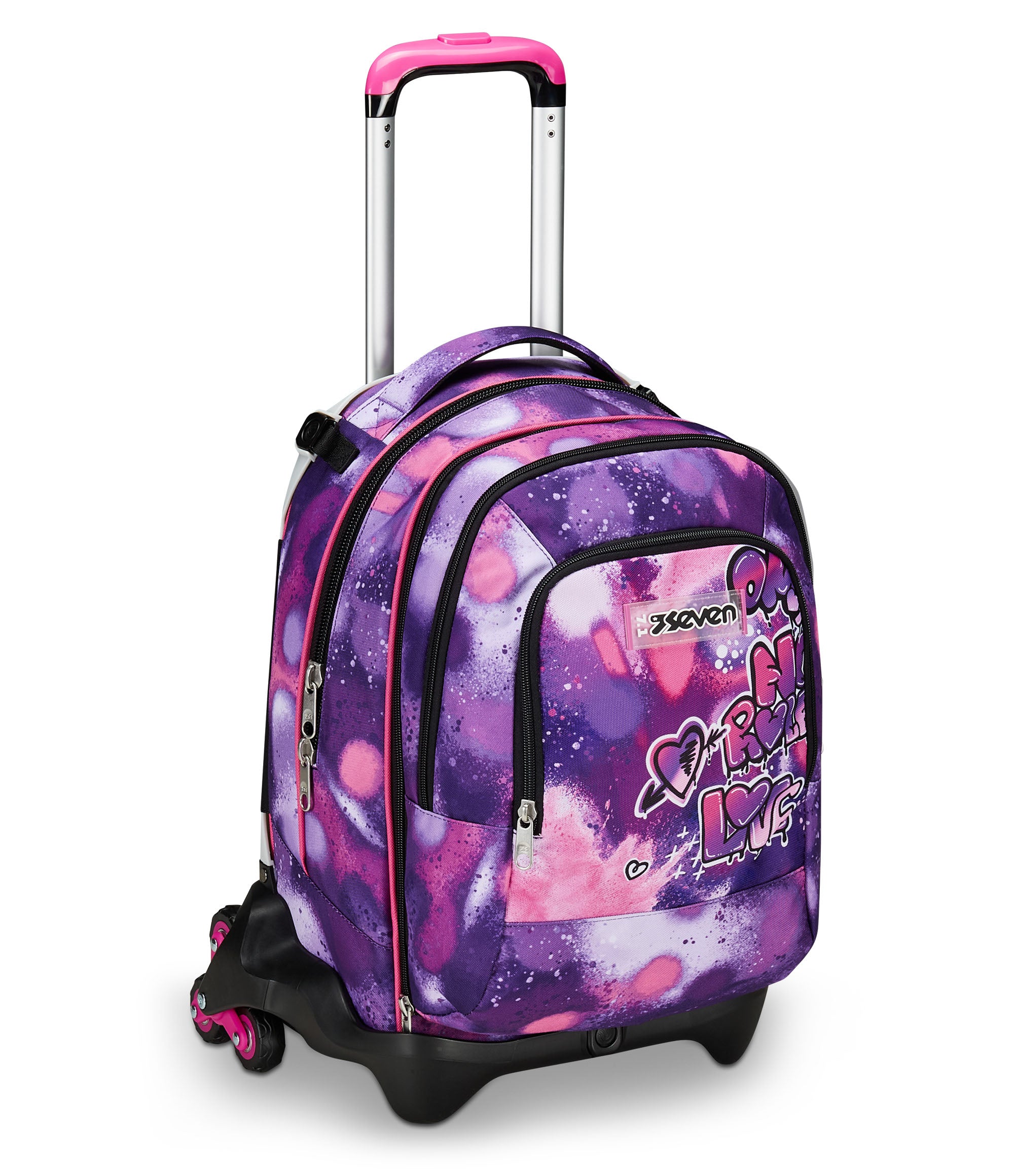 Seven Trolley Jack Trolley Ruote Scuola Zaino Sj Bambino Trolley