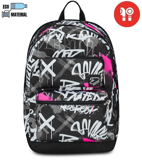 Seven® THE DOUBLE PINK STREET - NEW REVERSIBLE BACKPACK POCKETS WITH WIRELESS EARPHONES - Default Title