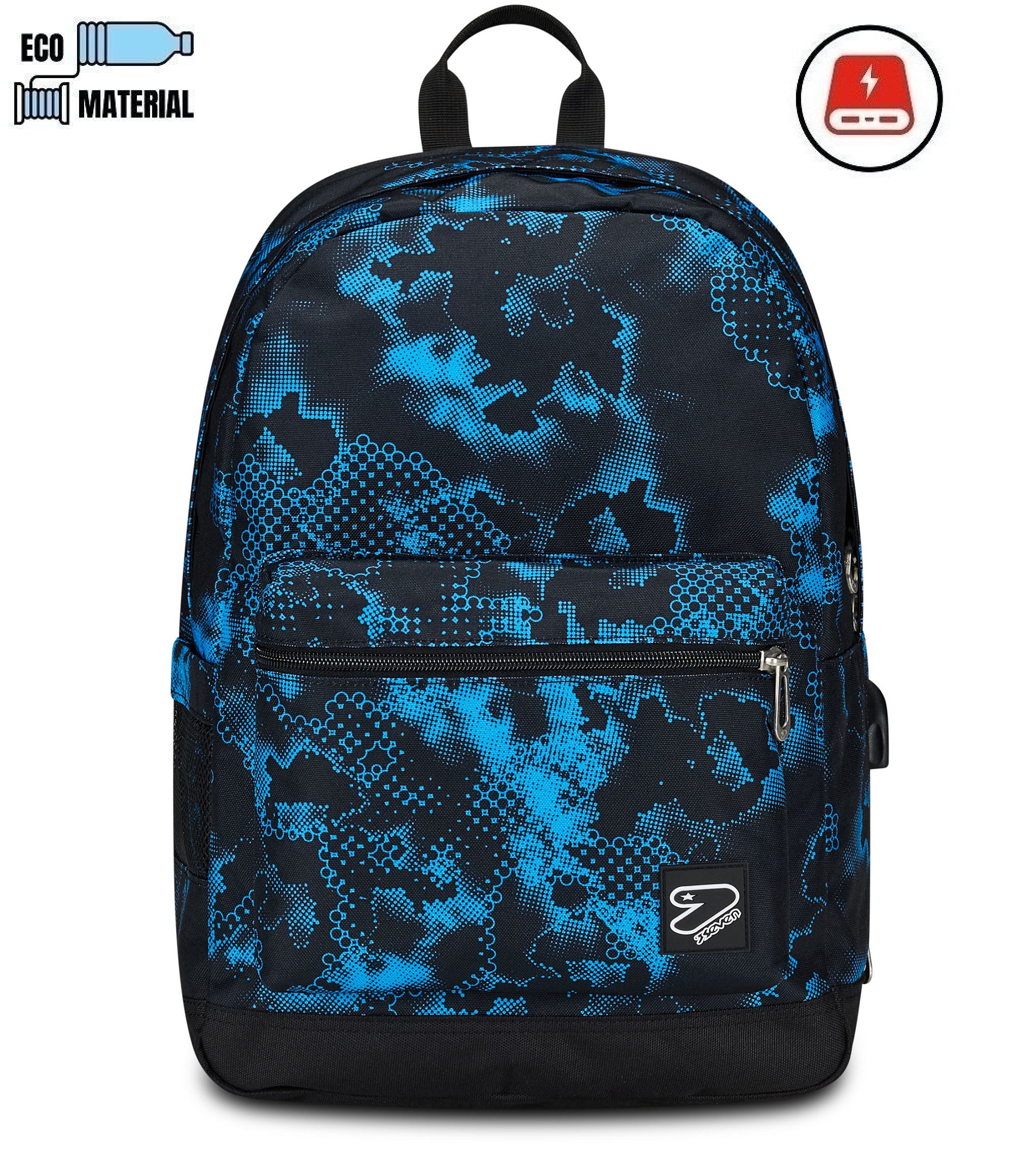 Seven Zaino Scuola Zaino Scolastico SEVEN The Double Estensibile