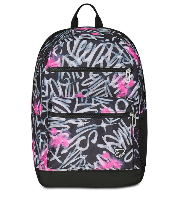 Seven® THE DOUBLE BACKPACK WITH EARPHONES WIRELESS - DIM PAINT - Default Title