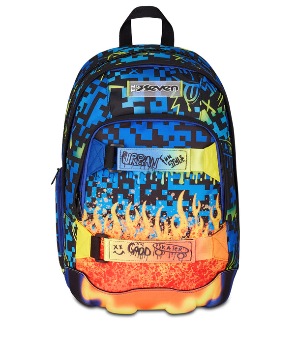 Zaino SEVEN Per Bambini E Ragazzi - 28 Litri, Schienale Rinforzato, Lavabile - Foto 6