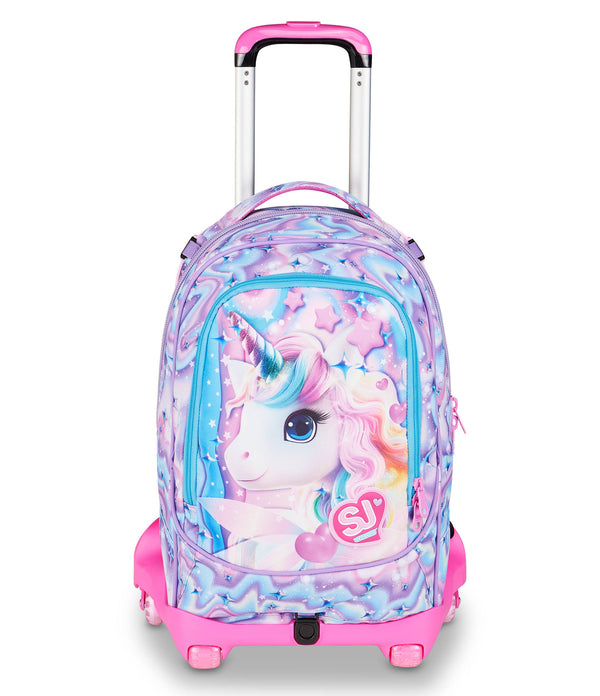 TROLLEY JACK 8 RUOTE - GLOW LED UNICORN GIRL - Default Title