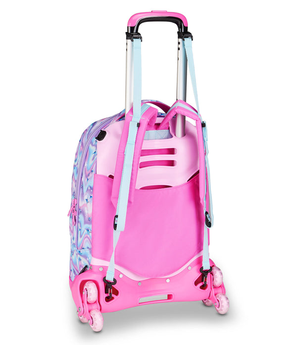 TROLLEY JACK 8 RUOTE - GLOW LED UNICORN GIRL