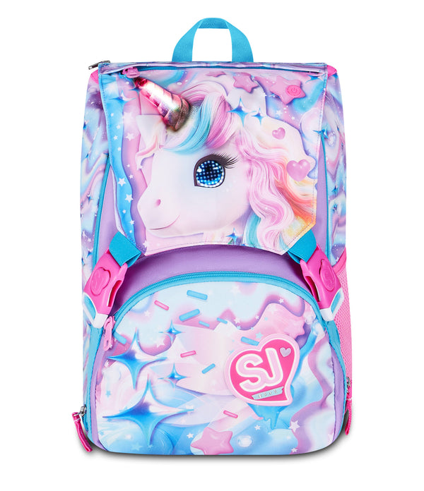 ZAINO ESTENSIBILE BIG - LED UNICORN GIRL