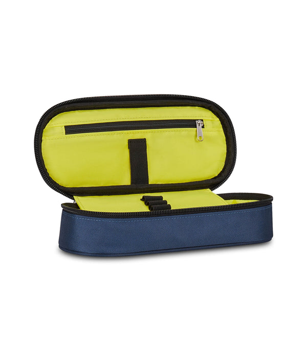 Seven Portapenne Scuola Round Plus Big, Nero Giallo, Con Seven Portapenne Scuola Round Plus Big, Nero Giallo, Con