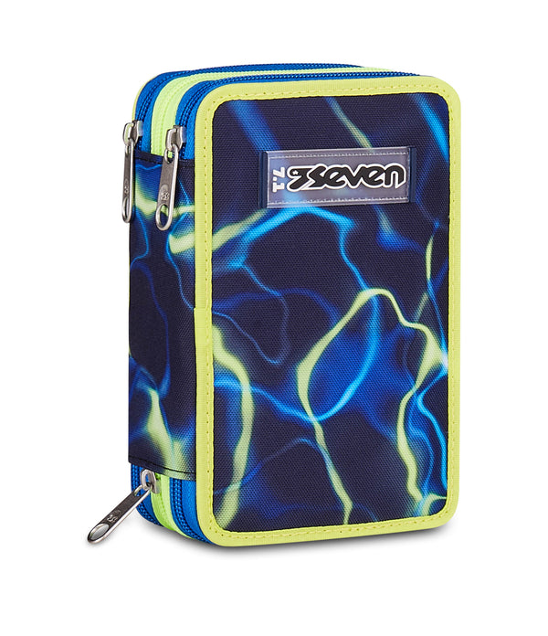 Seven® 3 ZIP PENCIL CASE - ELECTRICVIBE BOY - Default Title