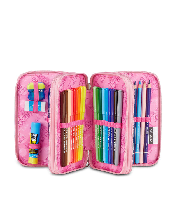 Seven® 3 ZIP PENCIL CASE - GLITZYCUTE
