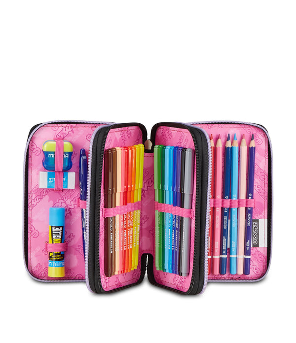 Seven® 3 ZIP PENCIL CASE - GLITZYCUTE