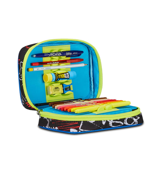 Astuccio Harry Potter SEVEN 3 Scomparti - Portapenne Scuola, Multicolore, 12.5x19.7x7 Cm - Foto 7