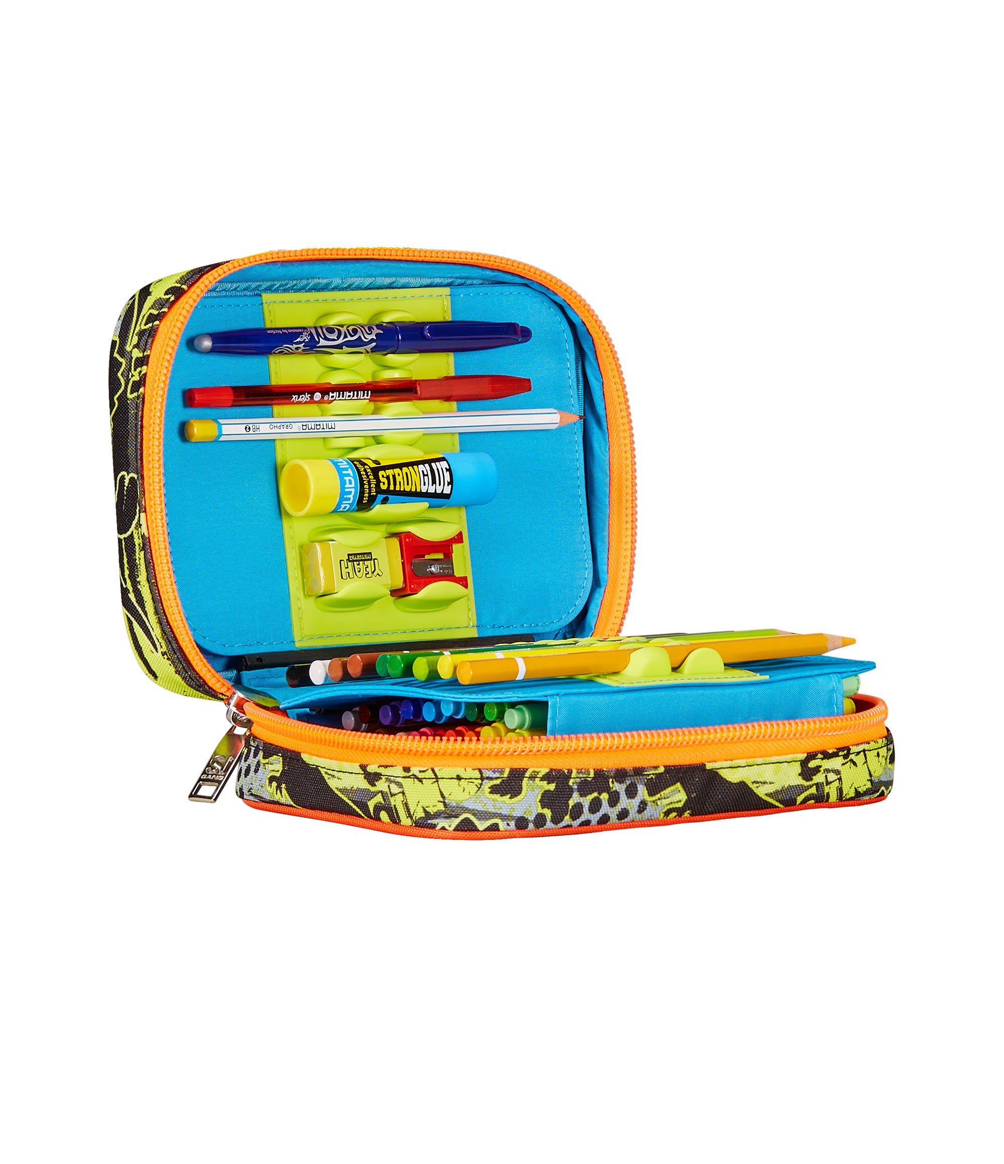 Astuccio Scuola SJ Gang Speed Pad Viola - 44 Pezzi Con Penne, Matite, Colori E Accessori - Foto 7