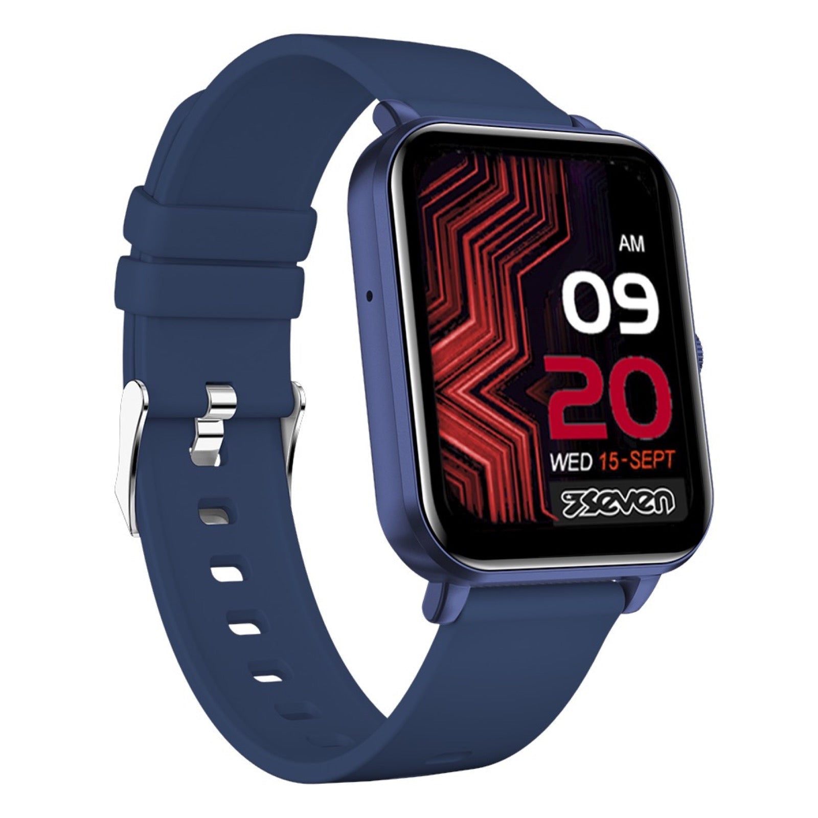 Seven Smartwatch Ragazzi, Blu, Orologio in Silicone, Display full touc