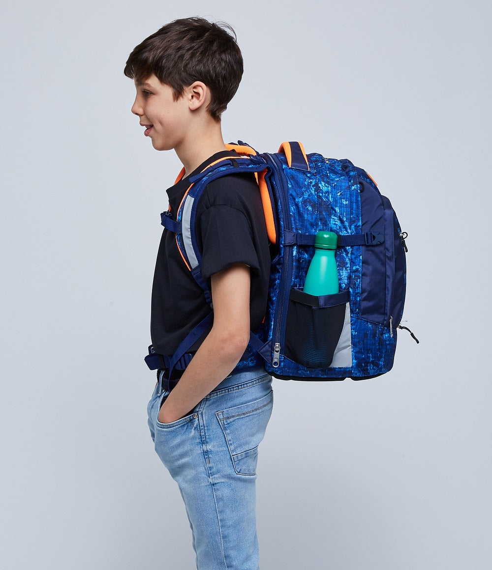 Seven® UPDOWN TWICE SCHOOL BACKPACK - DEEPLY INDIGO