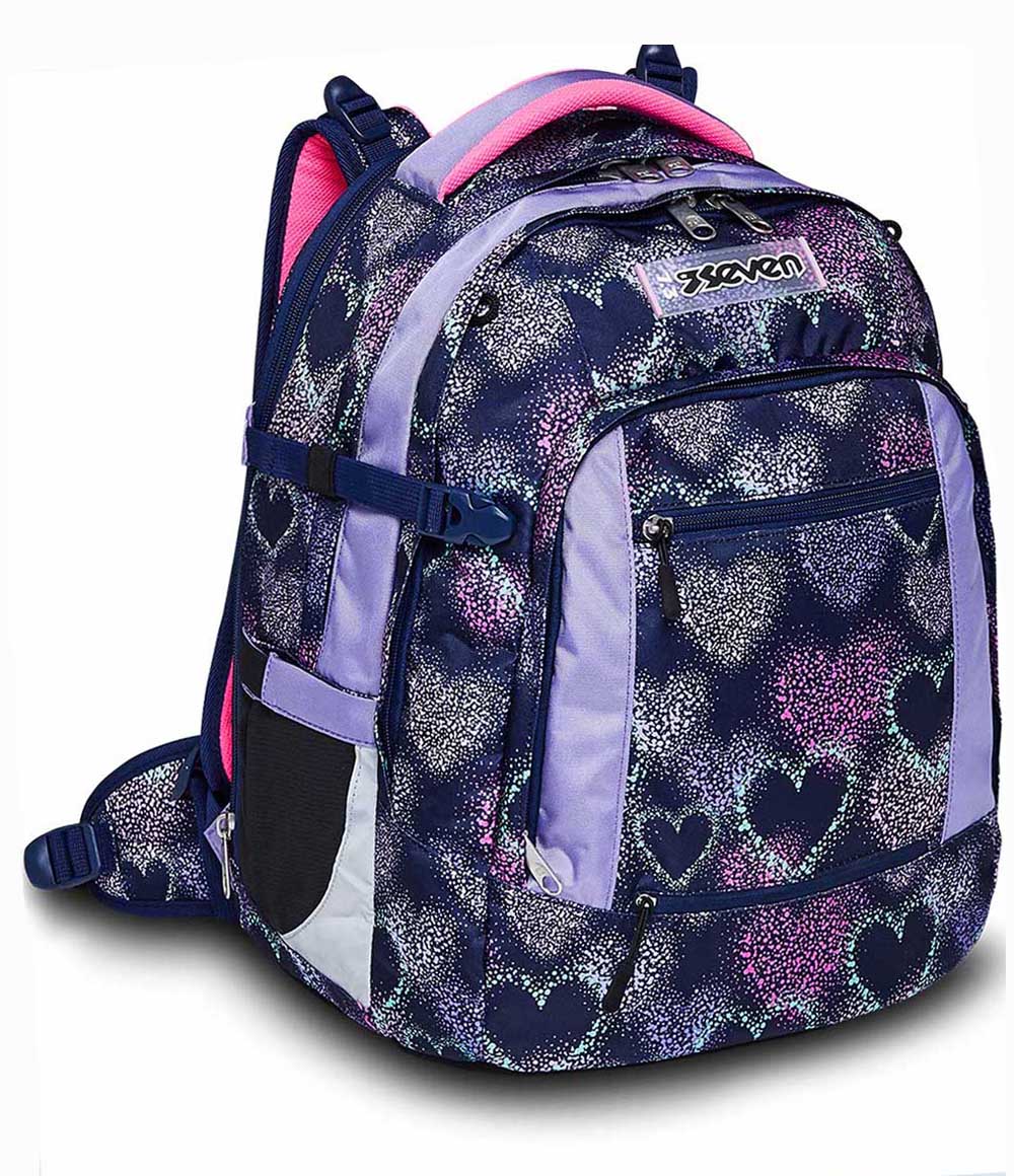 Seven® UPDOWN TWICE SCHOOL BACKPACK - SHADING HEART