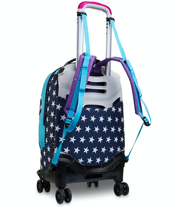 TROLLEY JACK Seven® 4 RUOTE - PINKING BLUE