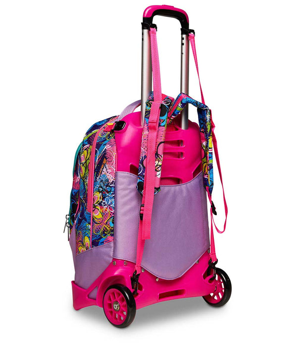 ZAINO TROLLEY SEVEN JACK 2 RUOTE DIP & SKY SGANCIABILE 34 LITRI ZAINO TROLLEY SEVEN JACK 2 RUOTE DIP & SKY SGANCIABILE 34 LITRI