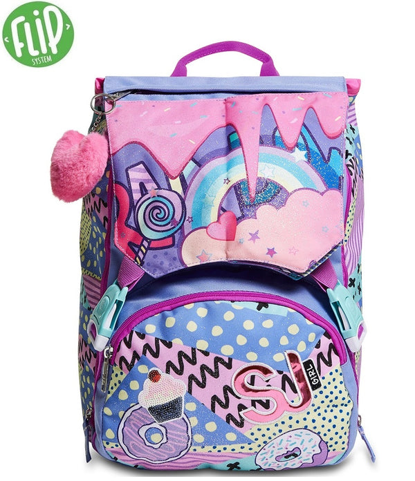 EXPANDABLE BACKPACK - HAVE FUN GIRL