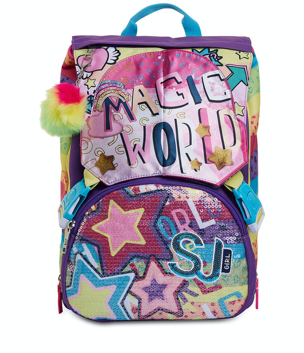 Expandable BACKPACK - MULTICOLOR GIRL