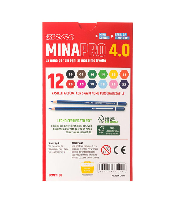 Sola matita CM17 bicolore rossa-blu con mina in grafite con aggiunta di  cera. Perfetta per