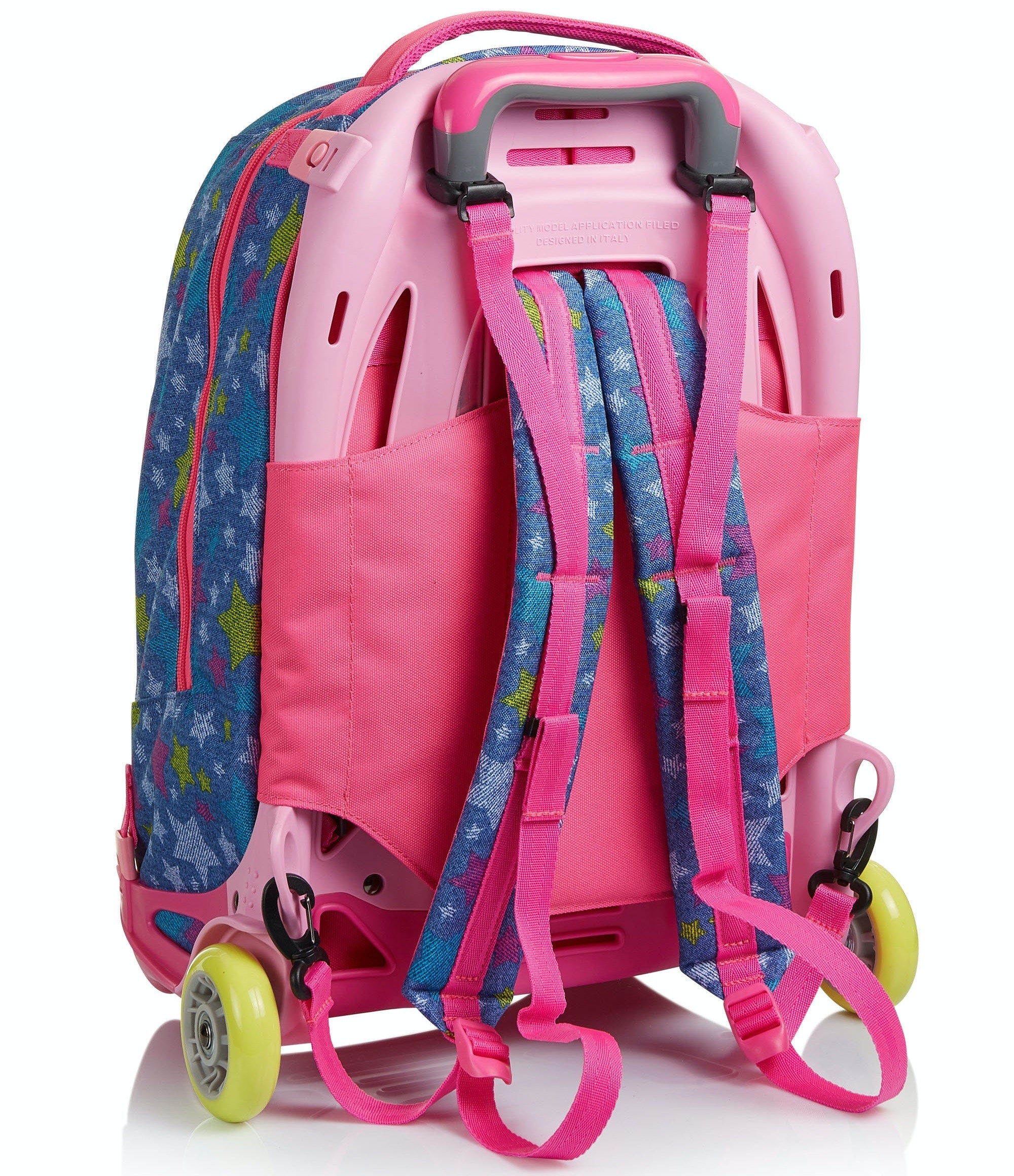 Robusto Zaino Trolley Oceans Wave GO con Ruote - 35 Litri - 3 Tasche Robusto Zaino Trolley Oceans Wave GO con Ruote - 35 Litri - 3 Tasche