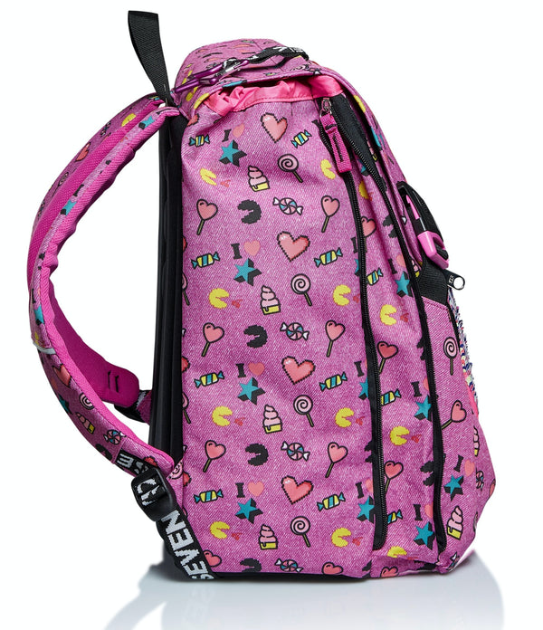 EXPANDABLE BACKPACK - STARRY RAINBOW